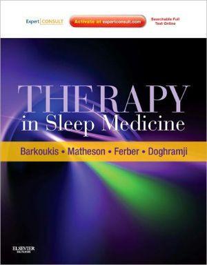 Therapy in Sleep Medicine - 0e1d4605d7c1535770466301063b3899