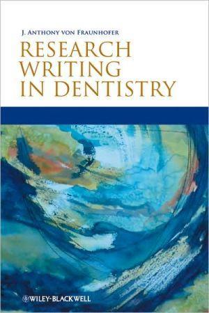 Research Writing in Dentistry - 186b9a25ad765ab127439ad74855f9f4