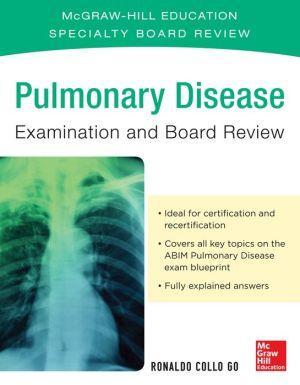 Pulmonary Disease Examination and Board Review - 1ded7e7ef79493ff86807daa279d2d84
