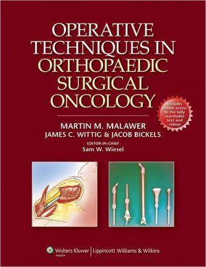 Operative Techinques in Orthopaedic Oncology ** - 3015c70cd2fcb261a2d54b87f692a166