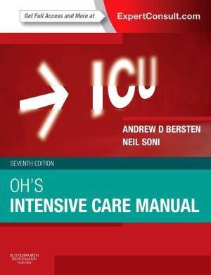 Oh's Intensive Care Manual, 7e - 321edec5c8757afc0369c211804ae7f6