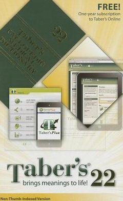 Taber's Cyclopedic Medical Dictionary (Non-thumb-indexed Version), 22E ** - 36da5b139e85c7def0c009a2b090afff