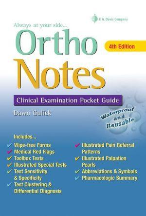 Ortho Notes : Clinical Examination Pocket Guide, 4E - 947eed176e4f200b144a300b84564e95