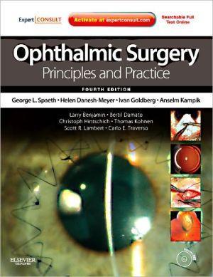 Ophthalmic Surgery: Principles and Practice, 4e - 9cbc99d3c238719a7a6ef64a416377c2
