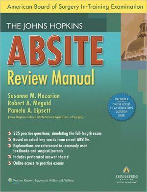 The Johns Hopkins ABSITE Review Manual ** - a9ca6ee8c9400d4e4b8e2981c0db72f8