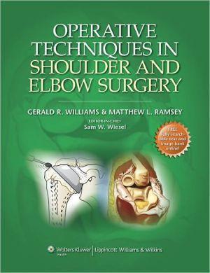 Operative Techniques in Shoulder and Elbow Surgery ** - ab40afe3a4addadf9da8b253285f2188