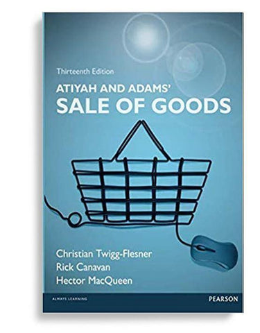 Atiyah And Adams' Sale Of Goods 13th Edition