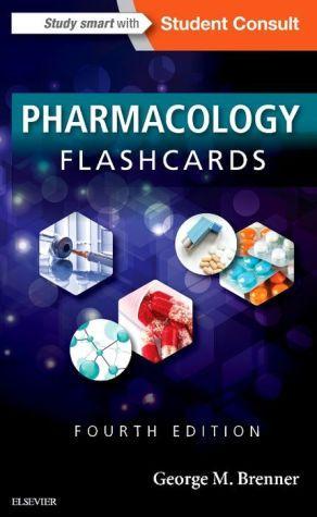 Pharmacology Flash Cards, 4th Edition - b3566109635b4af2a5939ccd10aeed54