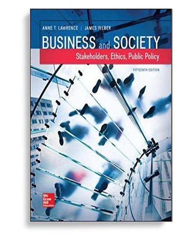 Business and Society: Stakeholders, Ethics, Public Policy (Irwin Accounting) 15th Edition