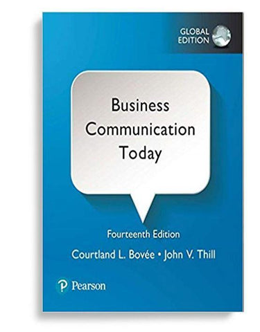 Business Communication Today 14th Global Edition