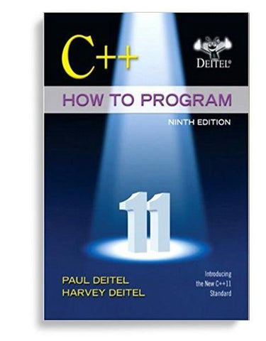 C++ How to Program Early Objects Version 9th Edition by Paul Deitel