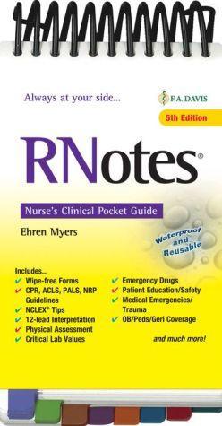 RNotes® : Nurse's Clinical Pocket Guide, 5E - c29103f7c884299ab5240292a23c2bca