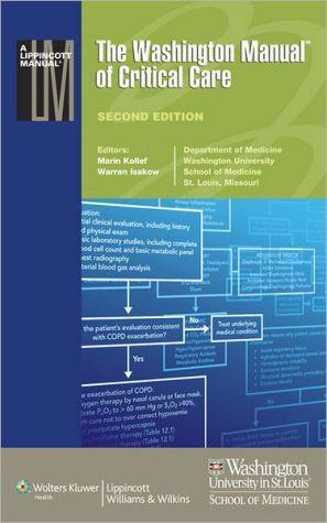 The Washington Manual of Critical Care, 2e ** - c4a5b830d69e56519f114bd602ed91b3