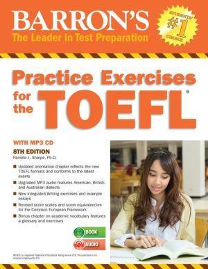 Practice Exercises for the TOEFL with MP3 CD, 8th Edition - eb4074713cfca81d02f5039db426c9a0