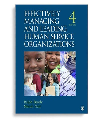 Effectively Managing and Leading Human Service Organizations (SAGE