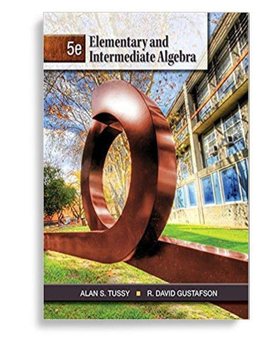 Elementary and Intermediate Algebra 5th Edition