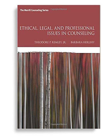 Ethical, Legal, and Professional Issues in Counseling 5th Edition