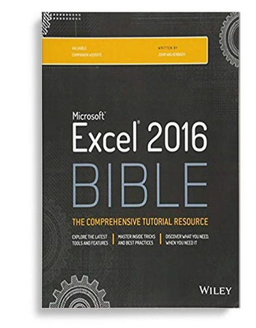 Excel 2016 Bible