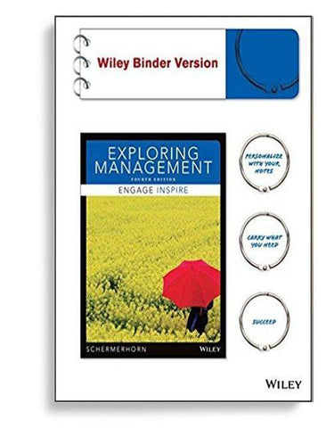 Exploring Management, Binder Ready Version 4th Edition
