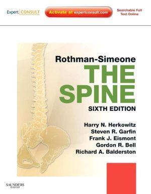 Rothman Simeone The Spine, 6e ** - fbc040fe254346f1175735e7c16dff7b