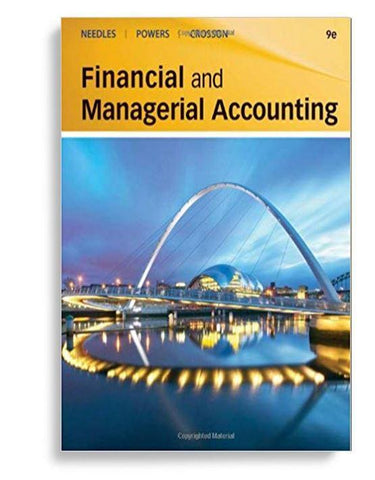 Financial and Managerial Accounting 9th Edition