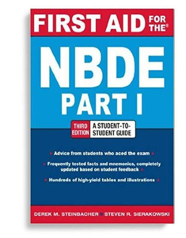 First Aid for the NBDE Part 1 3rd Edition by Derek M. Steinbacher