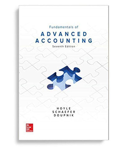 Fundamentals of Advanced Accounting 7th Edition