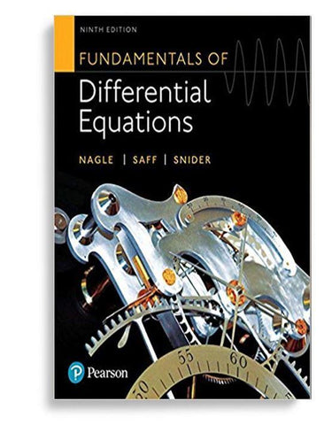 Fundamentals of Differential Equations 9th Edition
