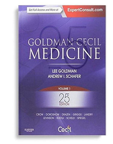 GoldmanCecil Medicine, 2Volume Set 25th Edition by Lee Goldman