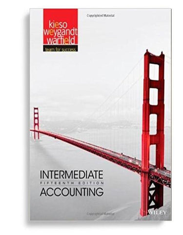 Intermediate Accounting 15th Edition by Donald E. Kieso (  )
